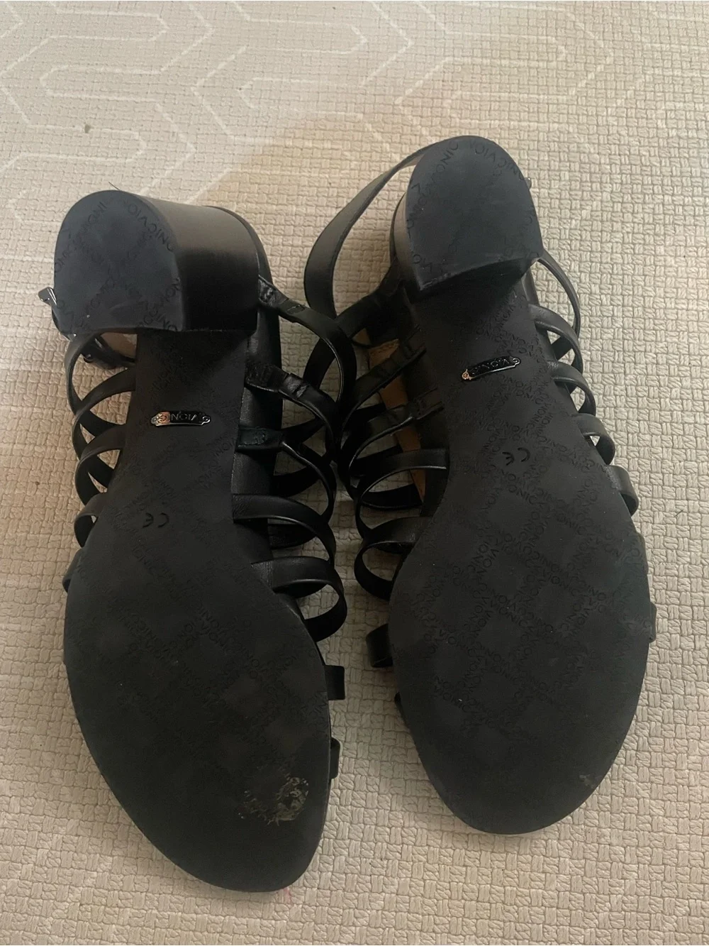 Vionic Black Sami caged Strappy Block Heel Sandals NWOT tags